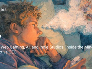 boy laying on pillow dreaming of video games