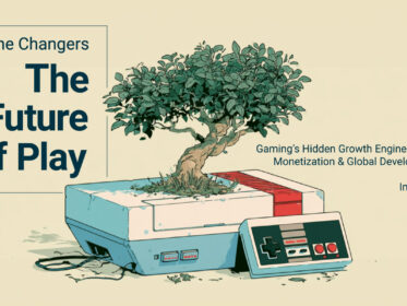 bonsai tree growing out of gaming console